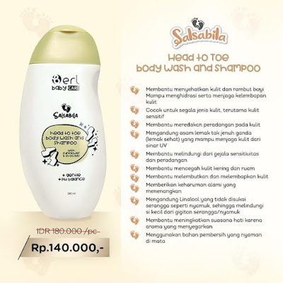 FAQ B Erl Salsabila Head To Toe Body Wash & Shampoo