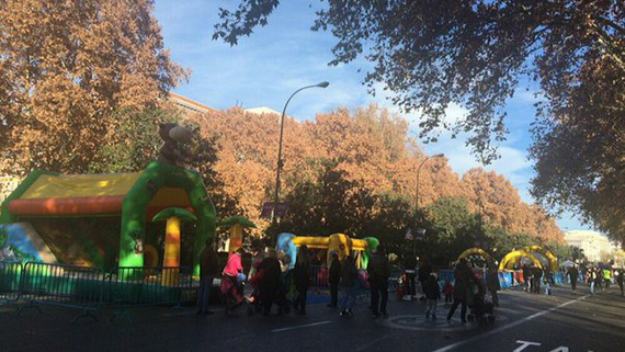 Giródromo en el Paseo del Prado