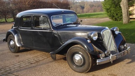 Citroën Traction 15-Six 1953 gris fumé