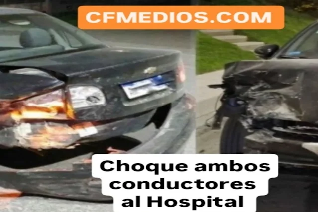 En Ushuaia choque los dos conductores trasladados al hospital