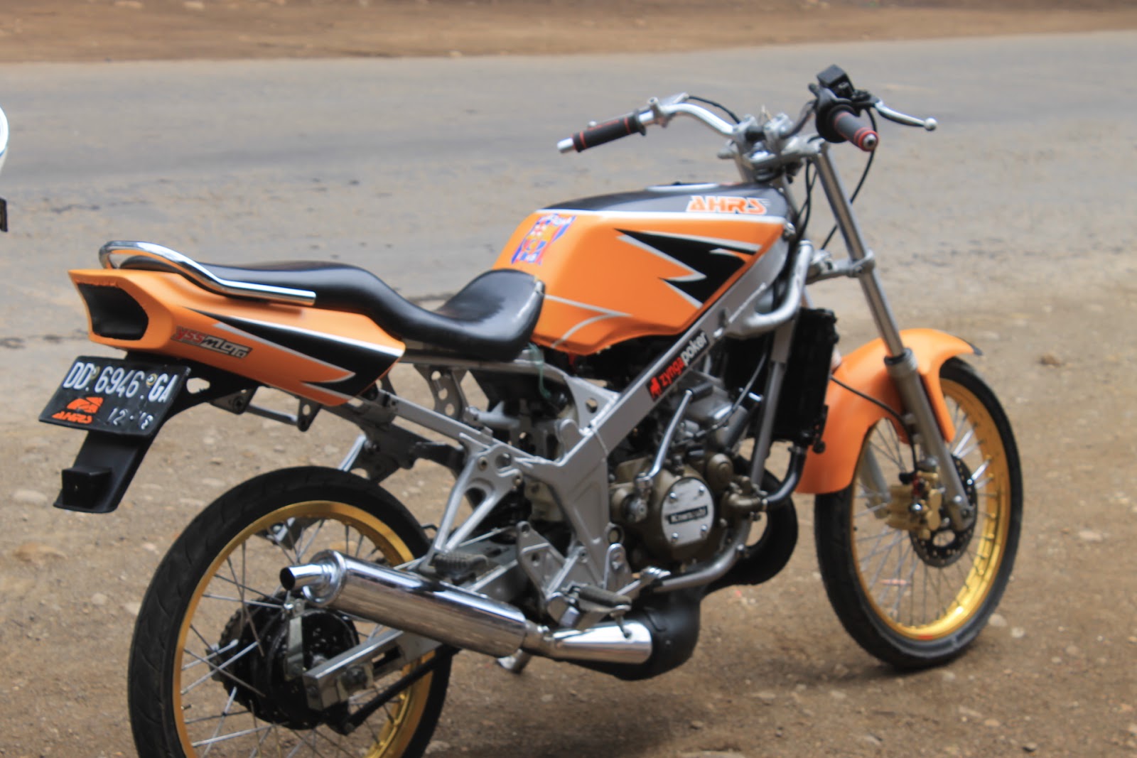 61 Modifikasi Motor Ninja R Orange Terbaru Dan Terkeren Gedheg Motor