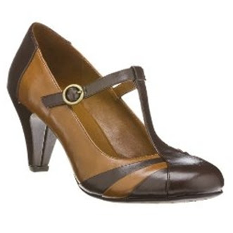 Xhilaration Saida TStrap Pumps Brown Tan