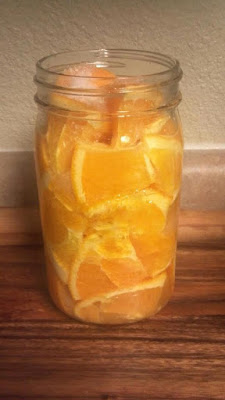 How to preserve oranges with salt