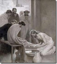 Jesus Washes Feet of Disciples