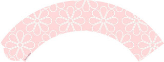 Baby Lamb in Pink Free Printable Wrappers Cupcake.