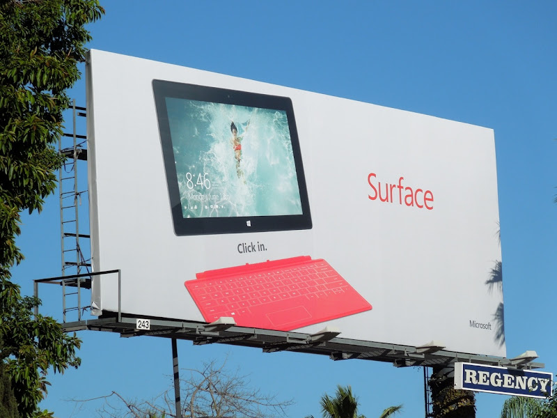 Surface click in billboard
