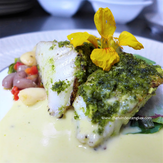 black cod, vin blanc sauce, vindex tengker