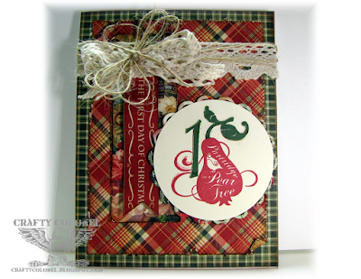 Crafty Colonel Donna Nuce for Cards in Envy Challenge blog, Graphic45 12 days of Christmas, Card