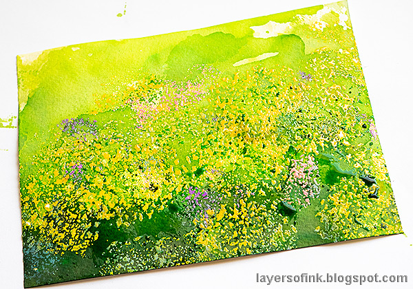 Layers of ink - Summer Meadow Card Tutorial by Anna-Karin Evaldsson.