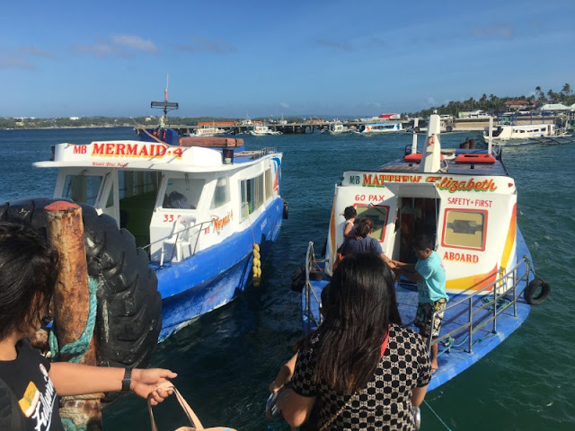 Pumboat bound for Cagban Jetty Port from Caticlan Jetty Port