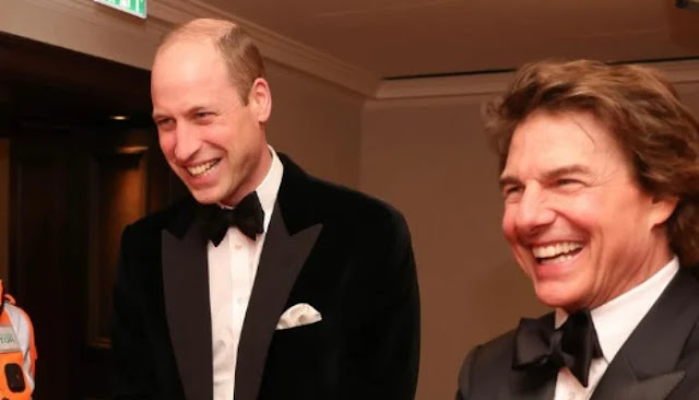 Prince William Shares Light Moment with Tom Cruise, Sending Implicit Message Amidst Family Dynamics