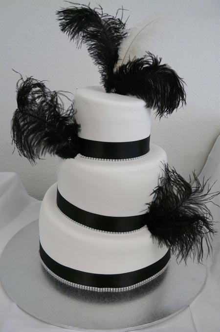 Wedding Cake Black And White