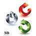 3d Icon On - Circular