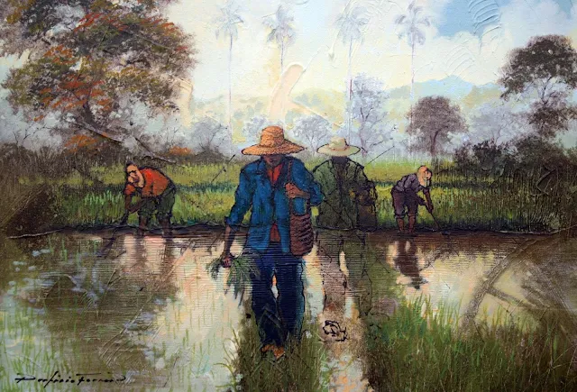 Porfirio Ferrer. Arrozales de San Francisco