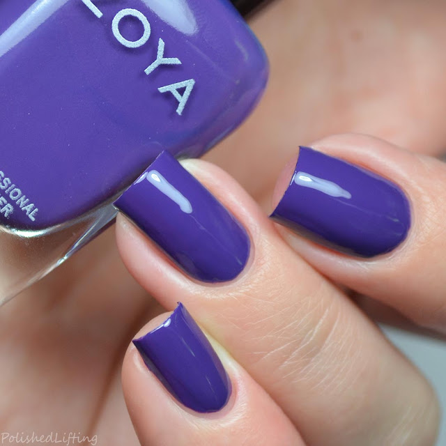 grape purple creme nail polish