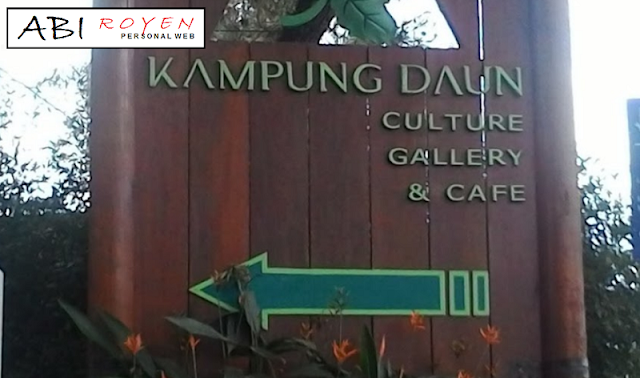 Tempat wisata di Lembang Bandung Kampung Daun