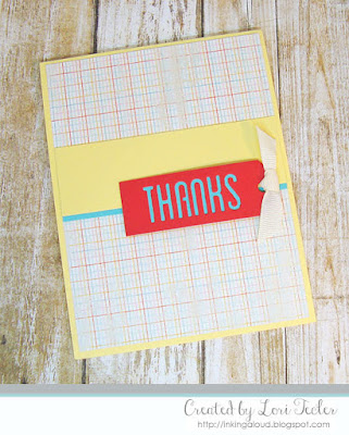 Tag Talk Thanks card-designed by Lori Tecler/Inking Aloud-dies from My Favorite Things