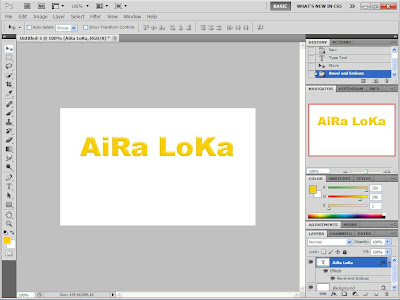 Cara Membuat Teks Reflektif Dengan Photoshop