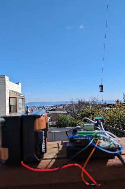 Project TouCans in flight with the keyer in the foreground