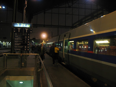 Departure from Gare du lyon