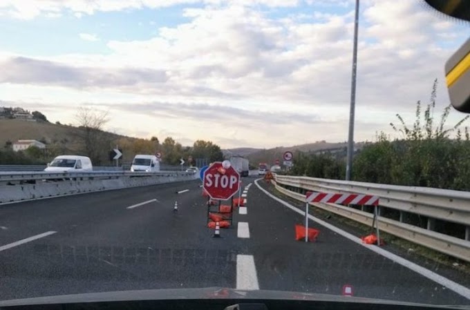 A16 Napoli -Canosa: chiusura temporanea del tratto tra il bivio con la A14 e Cerignola ovest in direzione Napoli