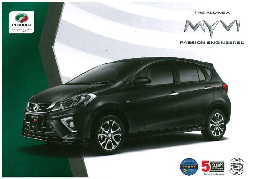 Interior Perodua Myvi 2019 - O Warna