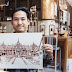 Battambang artist gives a one-day exhibition