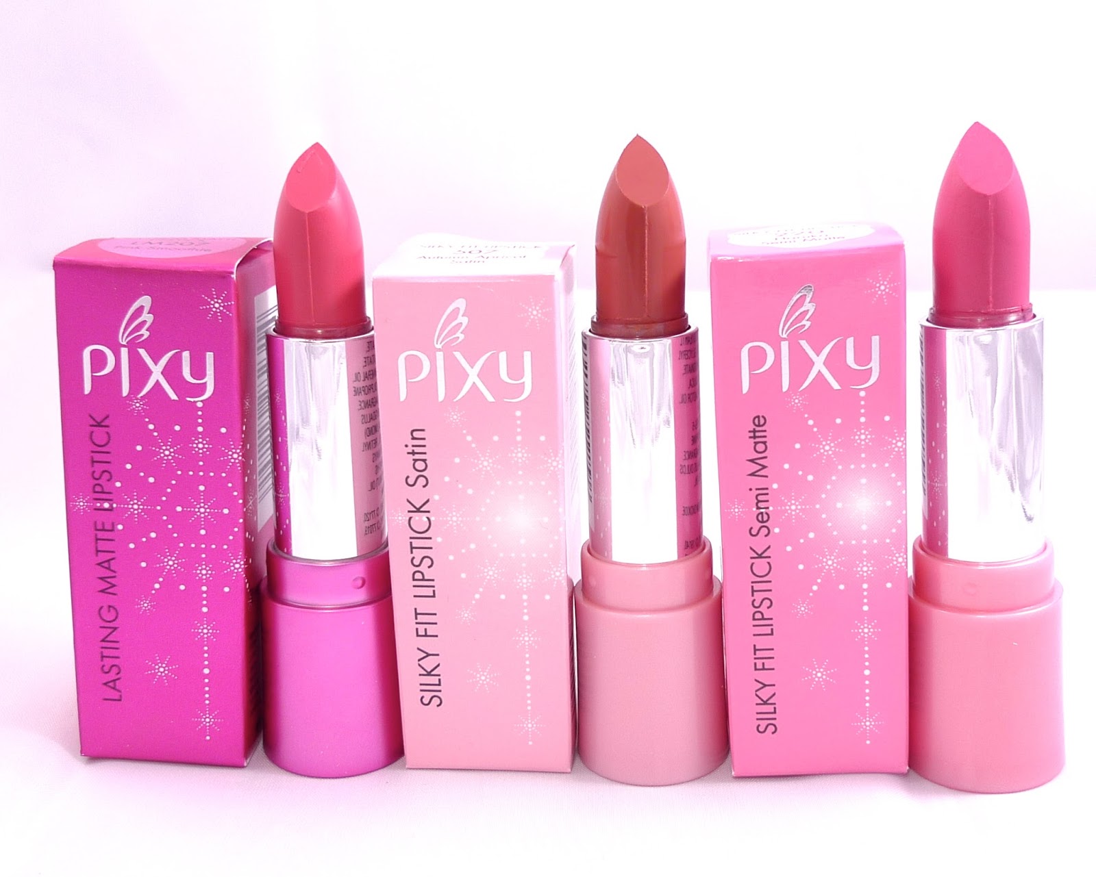 Pixy Lipsticks Review + Swatches | The Beauty Junkee