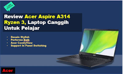 Acer Aspire A314 AMD Ryzen 3 3250U