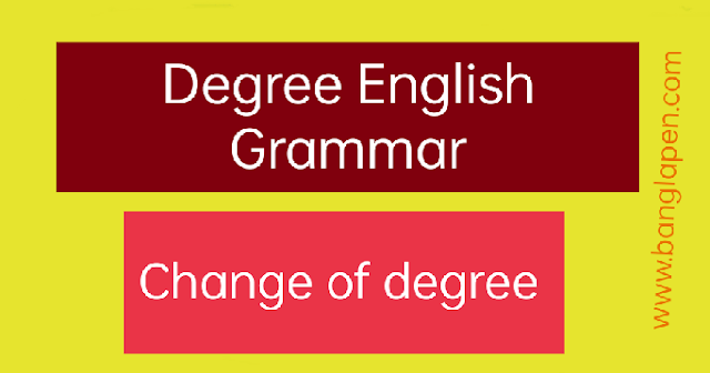 Degree English Grammar