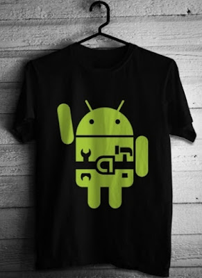 Kaos Android Developer 1 Hitam