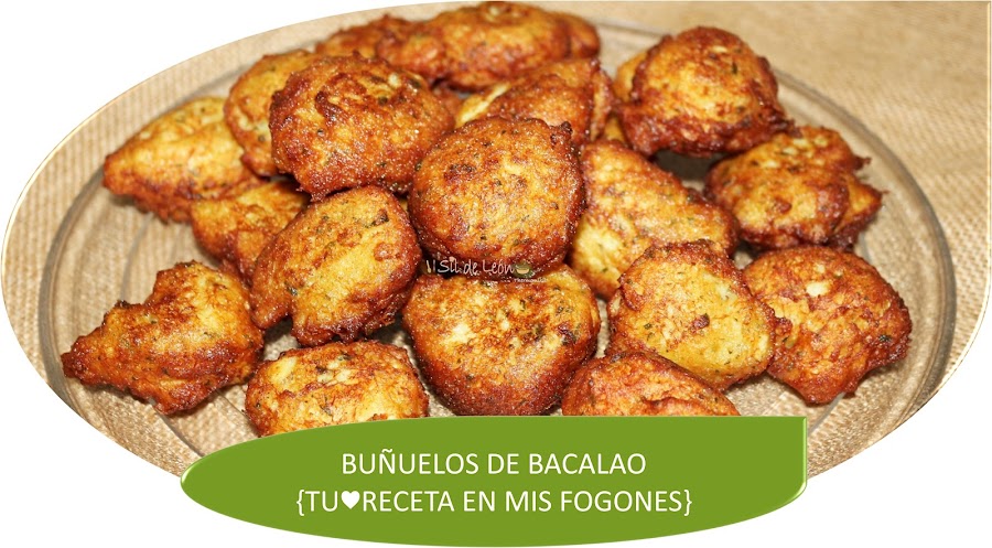 BUÑUELOS DE BACALAO {TURECETA EN MIS FOGONES} CON THERMOMIX