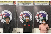 3 Pelaku Penyalahgunaan Narkotika Jenis Sabu Kembali diamankan Satresnarkoba Polres Toraja Utara