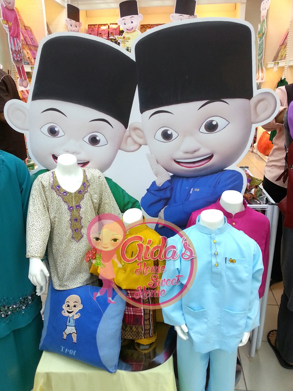  BAJU  MELAYU  UPIN  IPIN  JAKEL  UTK IZZAT Blog Adianiez