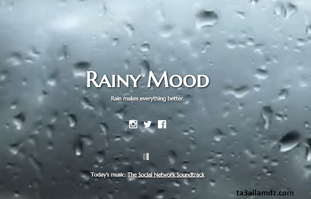 Rainy mood