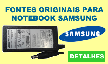 Fonte para Notebook Samsung em Santos / SP