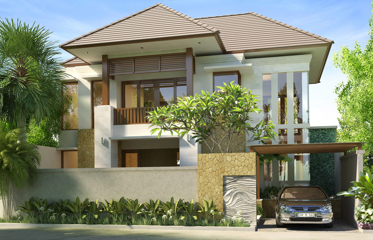 Contemporary Home Disain Desain Rumah Type 180 Ibu Rhona
