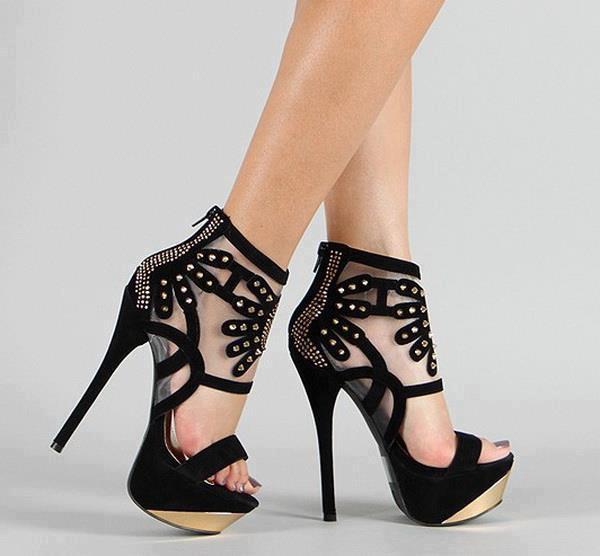Ladies Fashion Fun Summer Stylish Girls College High Heel Shoes 2013
