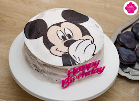 Gâteau d'anniversaire Mickey à la framboise