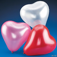 Valentines Day Heart Shaped Balloons