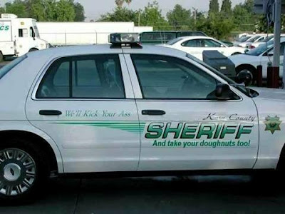 Kane County Sherriff's car