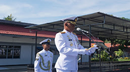 Danlantamal X Pimpin Upacara Peringatan HUT ke-74 TNI AL