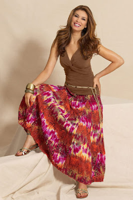 Belted Maxi Skirt