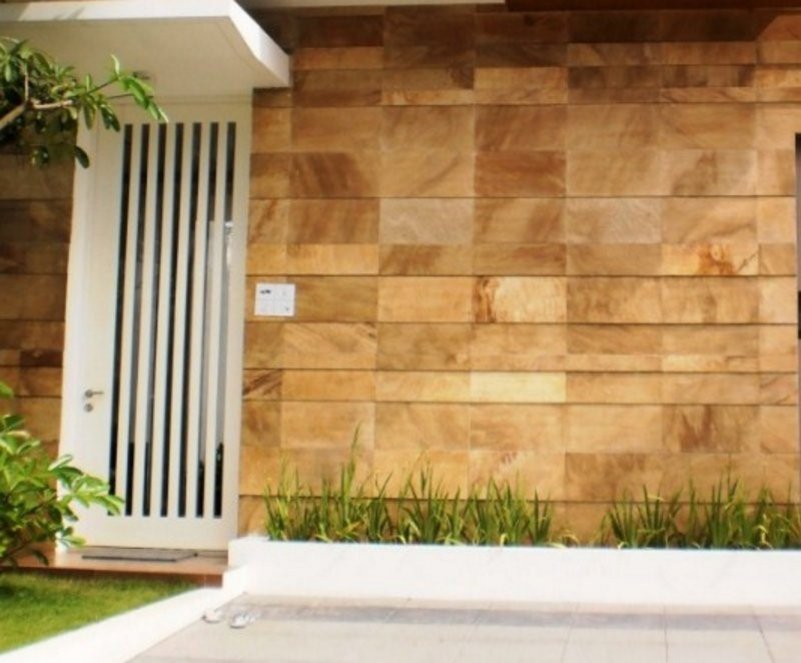 25 Anggun Motif Dinding  Depan Rumah  Minimalis  Design 