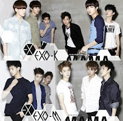 EXOM Below Left to Right: Tao, Lay, Xiumin, Lu Han, leader Kris and Chen. (exo and exo)