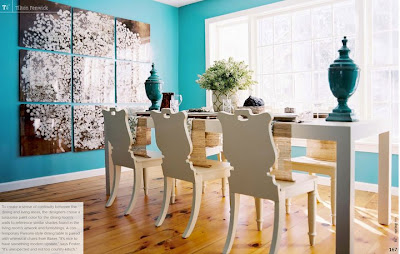 Wall Decor Turquoise | Interior Decorating
