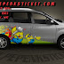 Mobil, Avanza, Xenia, Minion, Cutting Sticker, Digital printing, Wrapping, jakarta, Bekasi, 