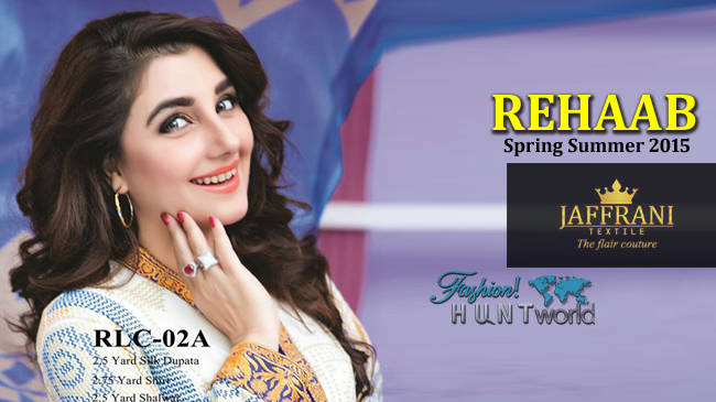 Rehaab Premium Lawn Collection 2015 By Jaffrani Textile