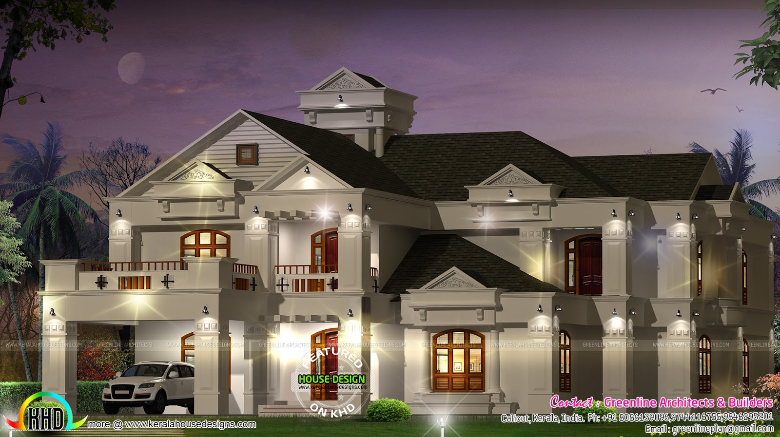 Super luxury  6  bedroom  villa Kerala home  design  and 