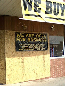Open for business...